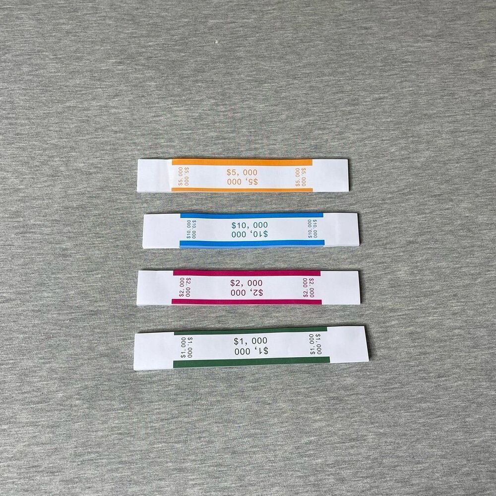 Self-Sealing Secure Organized Denominations Management Straps